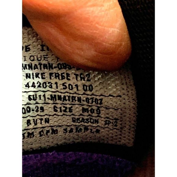 Nike Free Mens 9 TA2 Training Athletic SAMPLE shoes in Viking Purple 2158 main image 14